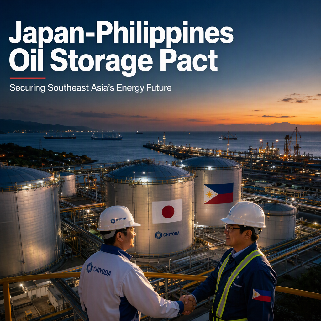 Nhật Bản hỗ trợ Philippines xây dựng các cơ sở dự trữ dầu Nhật Bản hỗ trợ Philippines xây dựng các cơ sở dự trữ dầu