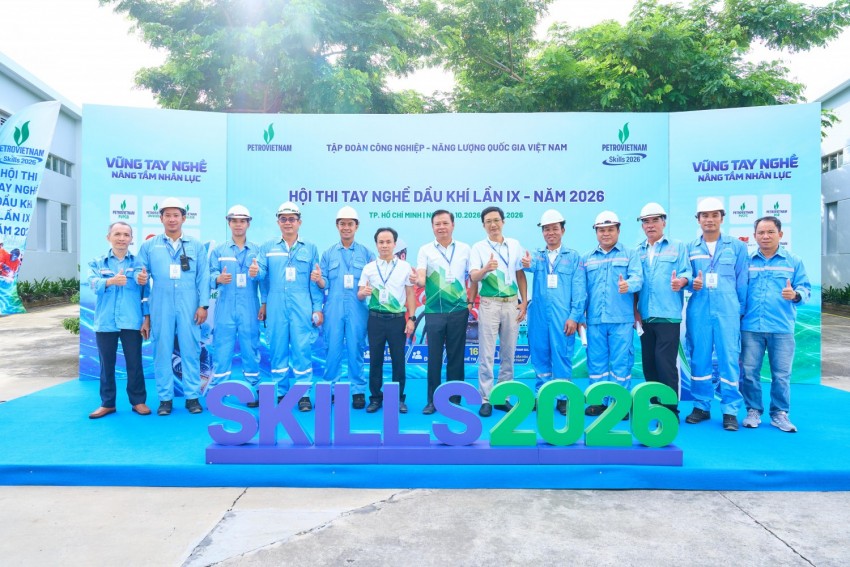 Hội thi tay nghề Dầu khí lần thứ IX -Năm 2026: Những cuộc tranh tài đầu tiên chính thức bắt đầu Hội thi Tay nghề Dầu khí lần thứ IX: Những cuộc tranh tài đầu tiên chính thức bắt đầu