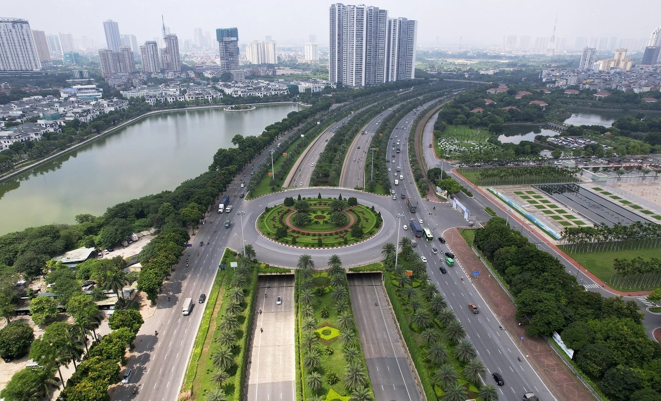 Hà Nội điều chỉnh giao thông trên Đại lộ Thăng Long