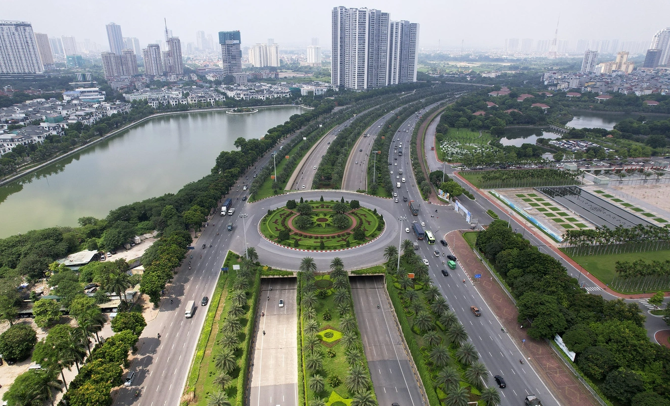 Hà Nội điều chỉnh giao thông trên Đại lộ Thăng Long