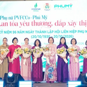 PVFCCo - Phú Mỹ tôn vinh những đóng góp của đội ngũ nữ cán bộ, người lao động
