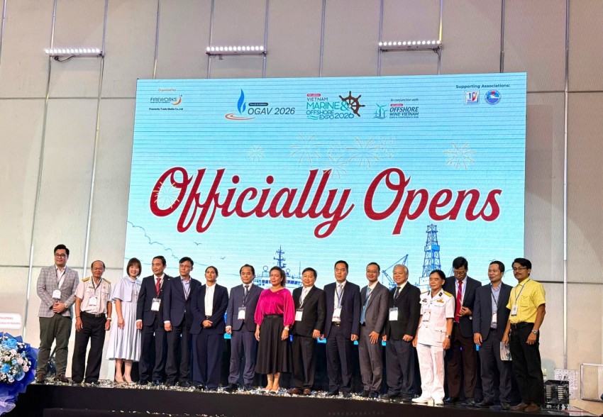 Khai mạc triển lãm máy móc, thiết bị công nghệ dầu khí, hàng hải, đóng tàu 2026