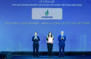 PETROVIETNAM lần thứ 7 dẫn đầu Top 500 Doanh nghiệp lợi nhuận tốt nhất Việt Nam