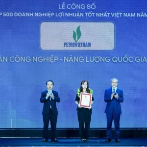 PETROVIETNAM lần thứ 7 dẫn đầu Top 500 Doanh nghiệp lợi nhuận tốt nhất Việt Nam