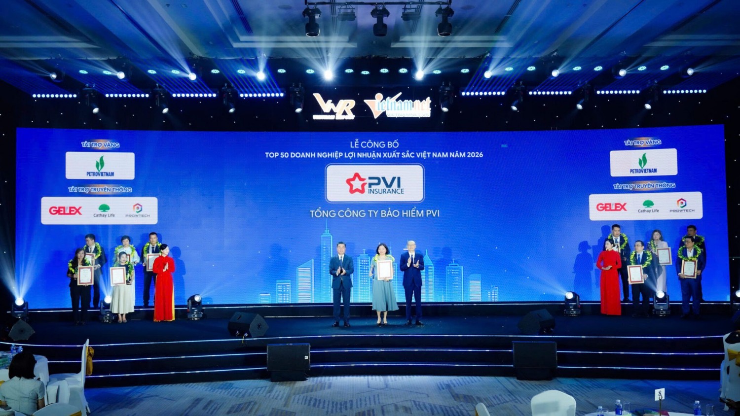 Bảo hiểm PVI: 6 năm liên tiếp lọt Top 50 doanh nghiệp lợi nhuận xuất sắc nhất Việt Nam Bảo hiểm PVI: 6 năm liên tiếp lọt Top 50 doanh nghiệp lợi nhuận xuất sắc nhất Việt Nam