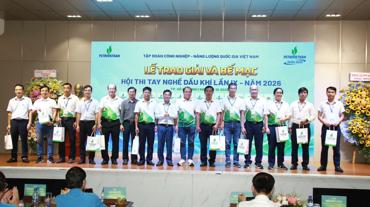[Chùm ảnh] Vinh danh những “bàn tay vàng” tại Hội thi Tay nghề Dầu khí lần thứ IX
