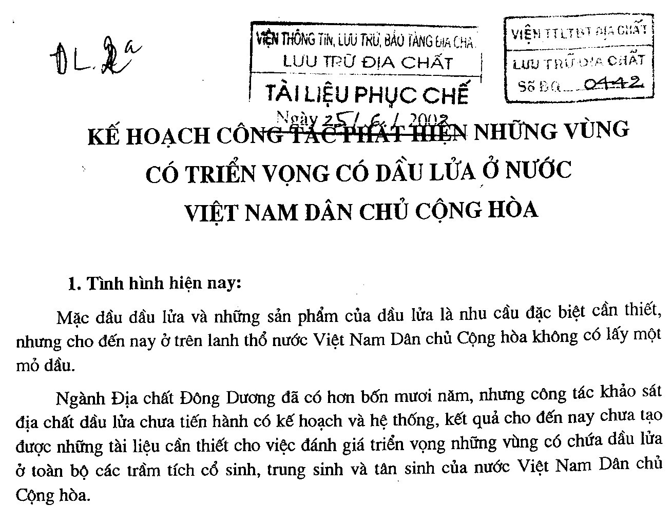 Khi Việt Nam đặt nền móng khảo sát triển vọng dầu khí