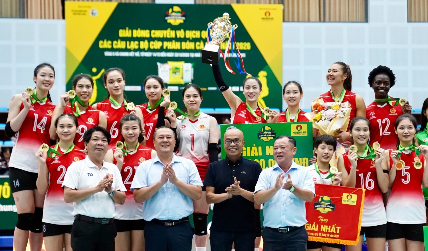 Cúp Phân bón Cà Mau 2026: Vinh danh nhà vô địch, lan tỏa sức hút bóng chuyền nữ