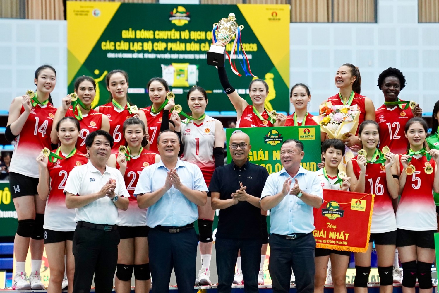 Cúp Phân bón Cà Mau 2026: Vinh danh nhà vô địch, lan tỏa sức hút bóng chuyền nữ