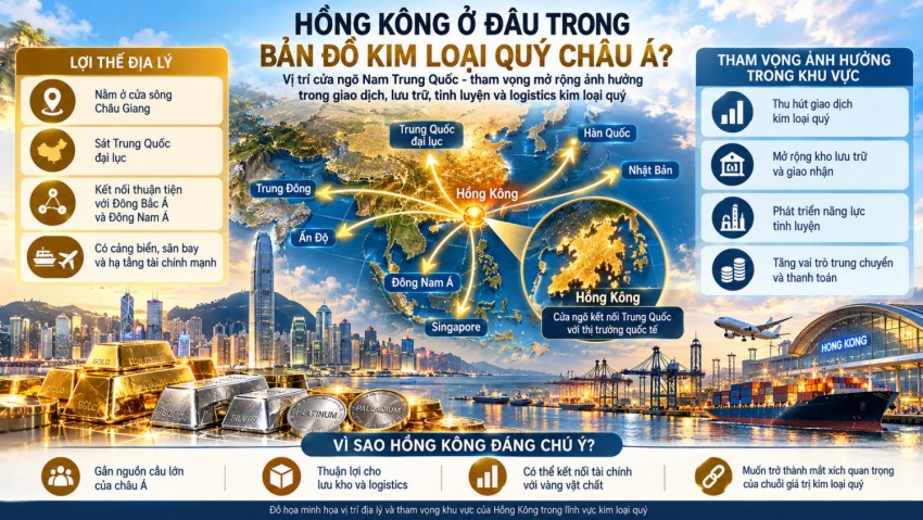 Khi Hồng Kông muốn tinh luyện vàng - phía sau một tham vọng lớn