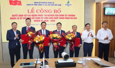 BSR kiện toàn Ban Chấp hành Đảng bộ nhiệm kỳ 2025-2030
