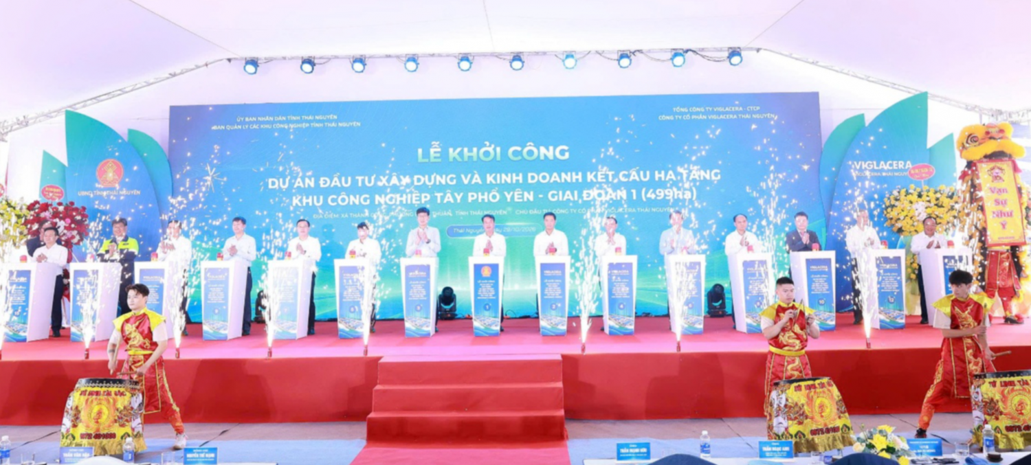 Điểm tin xây dựng - bất động sản ngày 30/10: Thái Nguyên khởi công khu công nghiệp gần 500 ha Điểm tin xây dựng - bất động sản ngày 30/10: Thái Nguyên khởi công khu công nghiệp gần 500 ha