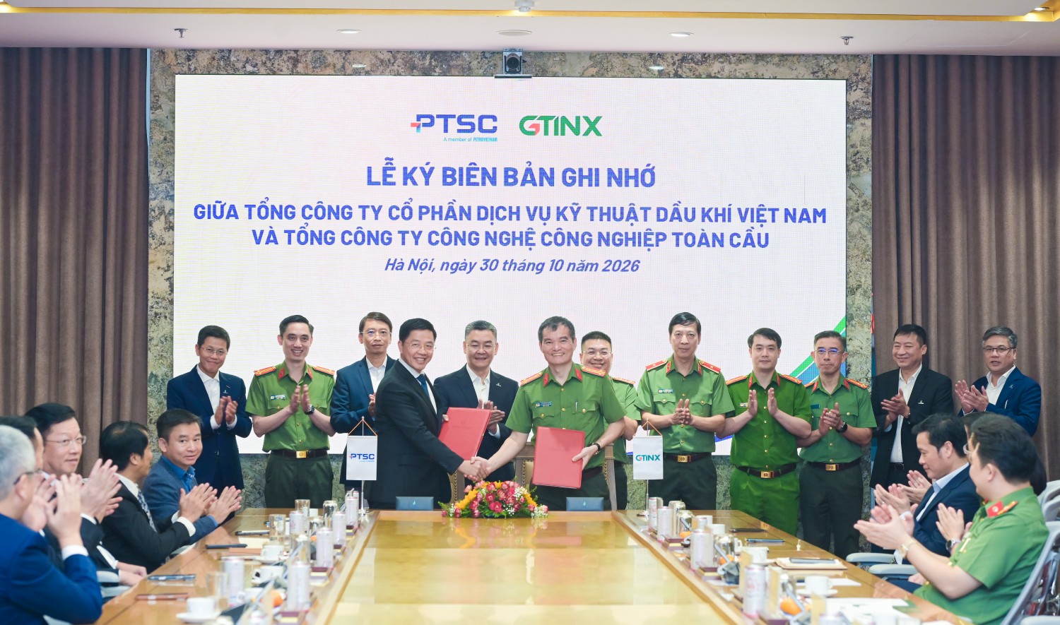 PTSC và GTINX ký kết biên bản ghi nhớ hợp tác, hướng tới nghiên cứu, chuyển giao công nghệ số, bảo mật thông tin và phát triển các giải pháp phục vụ dịch vụ kỹ thuật PTSC và GTINX ký kết biên bản ghi nhớ hợp tác, hướng tới nghiên cứu, chuyển giao công nghệ số, bảo mật thông tin và phát triển các giải pháp phục vụ dịch vụ kỹ thuật