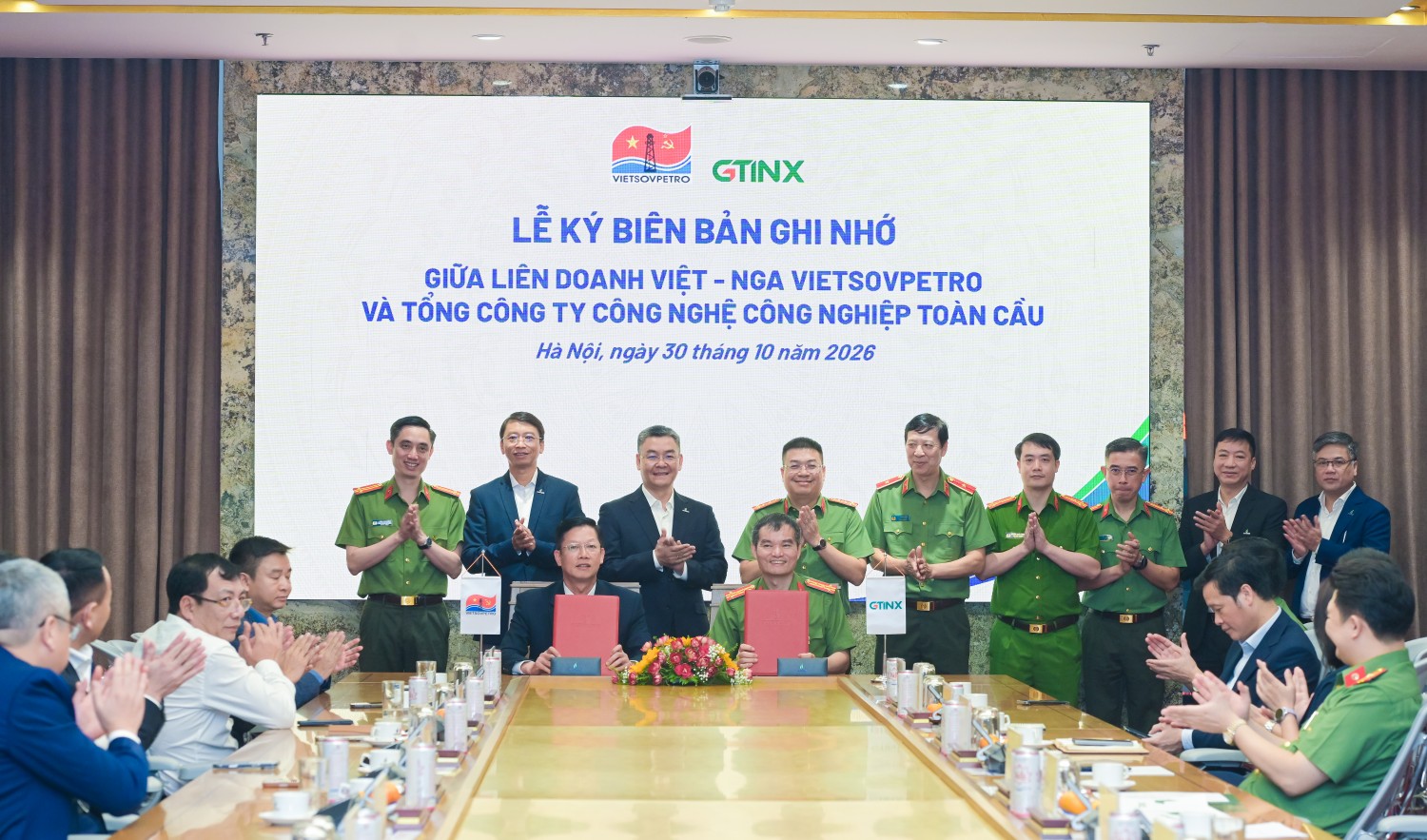 Vietsovpetro và GTINX ký kết biên bản ghi nhớ hợp tác, mở ra cơ hội phối hợp trong lĩnh vực công nghệ số Vietsovpetro và GTINX ký kết biên bản ghi nhớ hợp tác, mở ra cơ hội phối hợp trong lĩnh vực công nghệ số