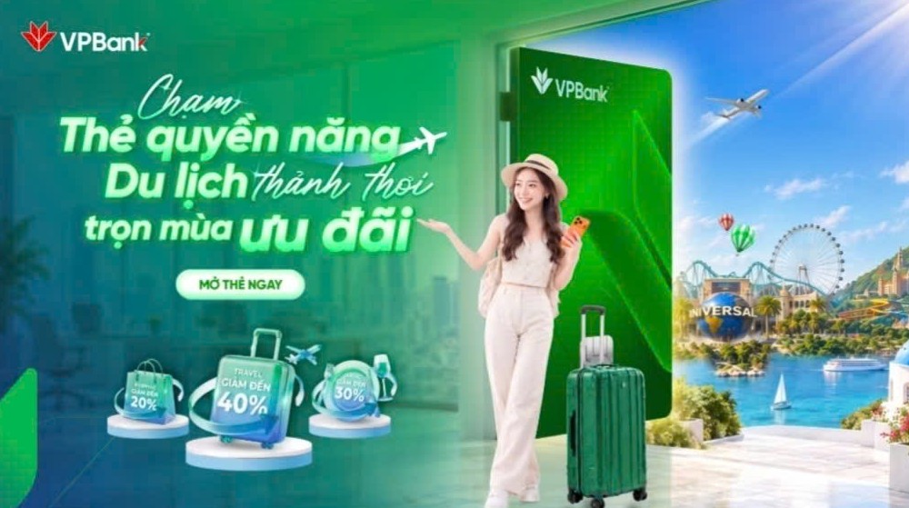 Một chiếc thẻ, muôn trải nghiệm: Du lịch thảnh thơi, chi tiêu thêm lợi ích cùng VPBank