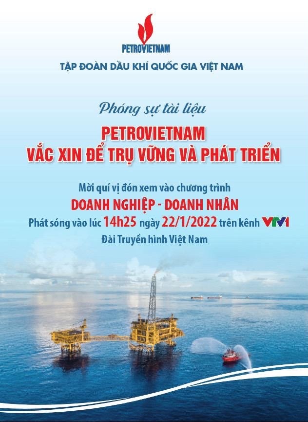 Phát sóng phóng sự tài liệu “Petrovietnam – vắc xin để trụ vững và phát triển”