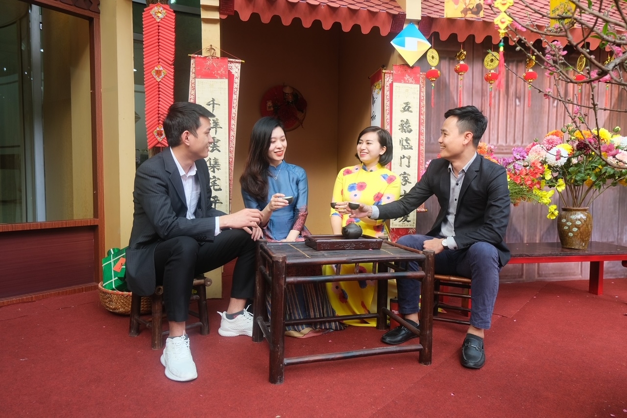 Thêm yêu thương, thêm gắn kết cùng không gian Tết xưa tại PVcomBank.