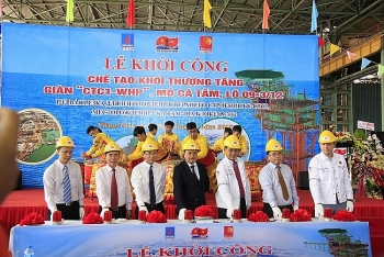 [PetroTimesTV] Khởi công chế tạo Khối thượng tầng Giàn CTC1-WHP mỏ Cá Tầm