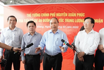 Thủ tướng kiểm tra tiến độ cao tốc Trung Lương – Mỹ Thuận