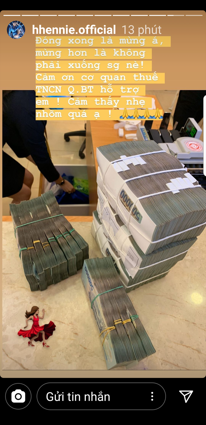 sao viet ngay 273 hhen nie mang 5 chong tien di dong thue thu nhap
