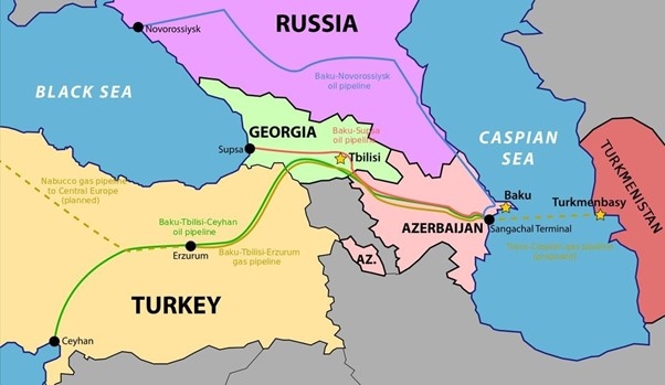 Turkmenistan và Azerbaijan cùng phát triển mỏ dầu khí trên vùng biển giới tranh chấp ở Caspian Sea Turkmenistan và Azerbaijan cùng phát triển mỏ dầu khí trên vùng biển giới tranh chấp ở Caspian Sea