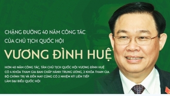 Chặng đường 40 năm công tác của Chủ tịch Quốc hội Vương Đình Huệ