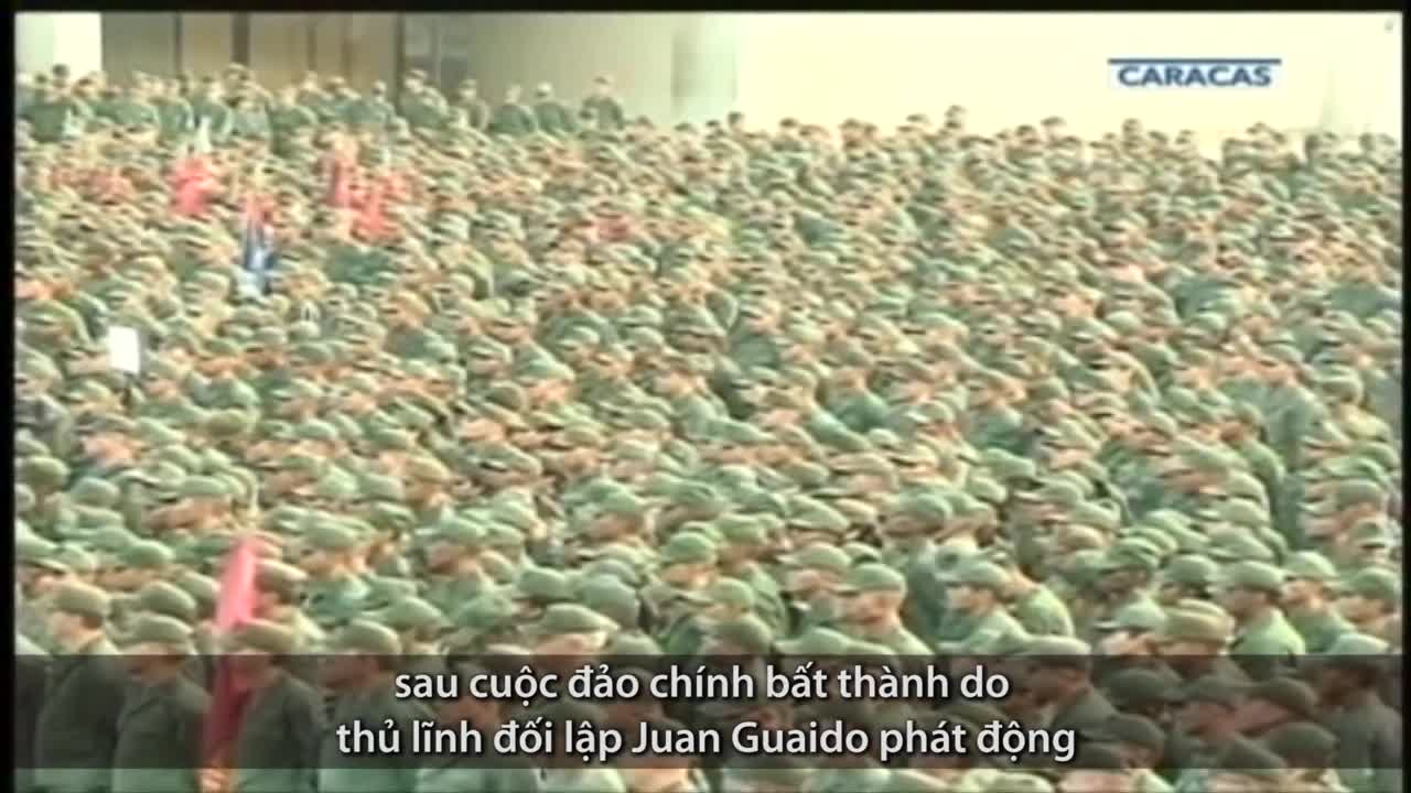 Quân đội Venezuela thề trung thành với Tổng thống Maduro