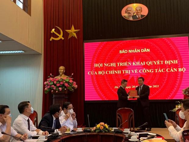 Đồng chí Lê Quốc Minh giữ chức Tổng Biên tập Báo Nhân Dân