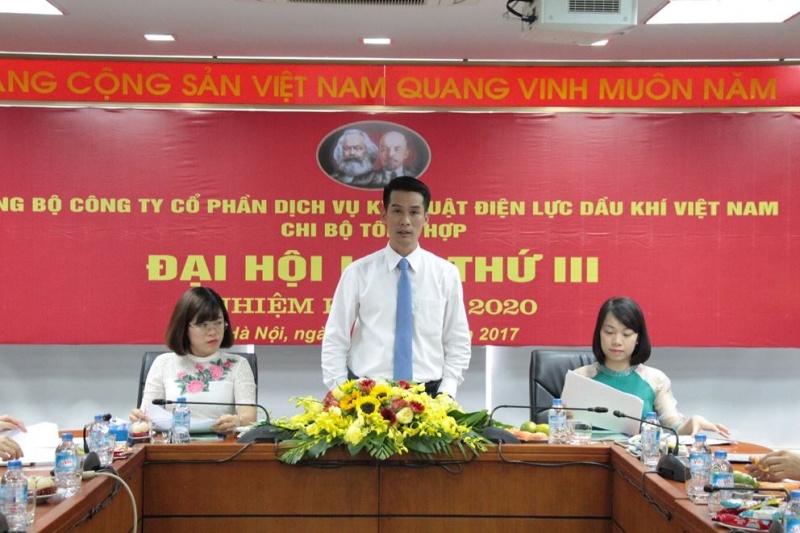 Chi bộ Tổng hợp PVPS tổ chức Đại hội lần thứ III nhiệm kỳ 2017 – 2020 chi bo tong hop pvps to chuc dai hoi dang vien nhiem ky 2017 2020