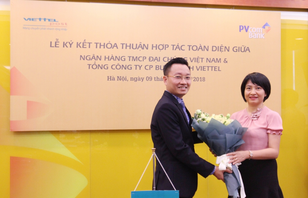 PVcomBank và Viettel Post nâng tầm hợp tác chiến lược với giải pháp ứng vốn kinh doanh trên nền tảng số