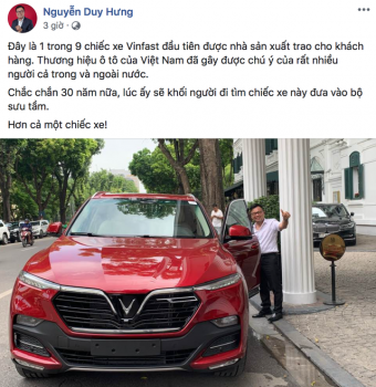 Lộ diện hai “ông trùm” trên sàn chứng khoán mua “xế sang” của VinFast