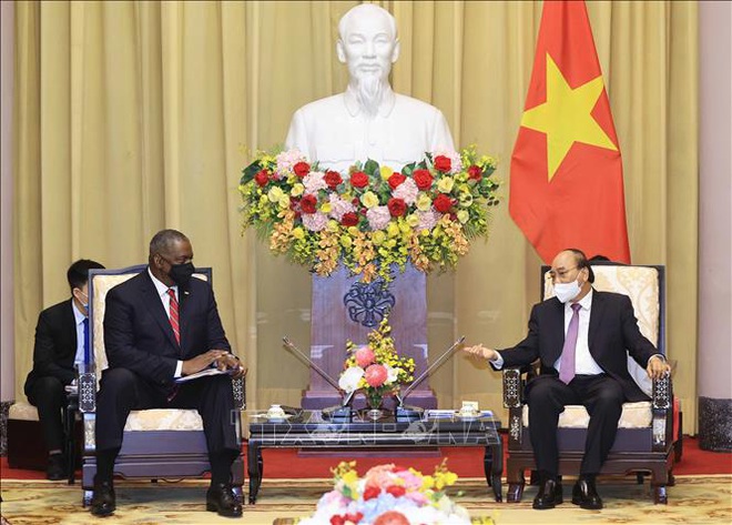 Chủ tịch nước tiếp Bộ trưởng Quốc phòng Hoa Kỳ - 1