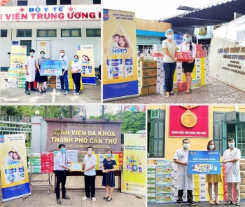 Vinamilk tiếp tục tiếp sức tuyến đầu tại 50 bệnh viện trong giai đoạn cao điểm