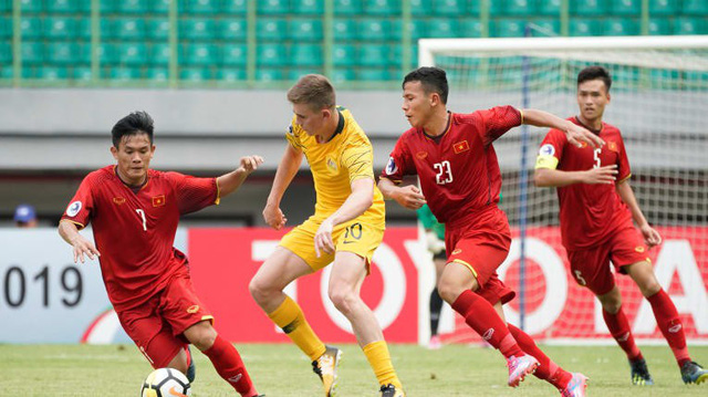 u19 viet nam u19 han quoc da vi mau co sac ao