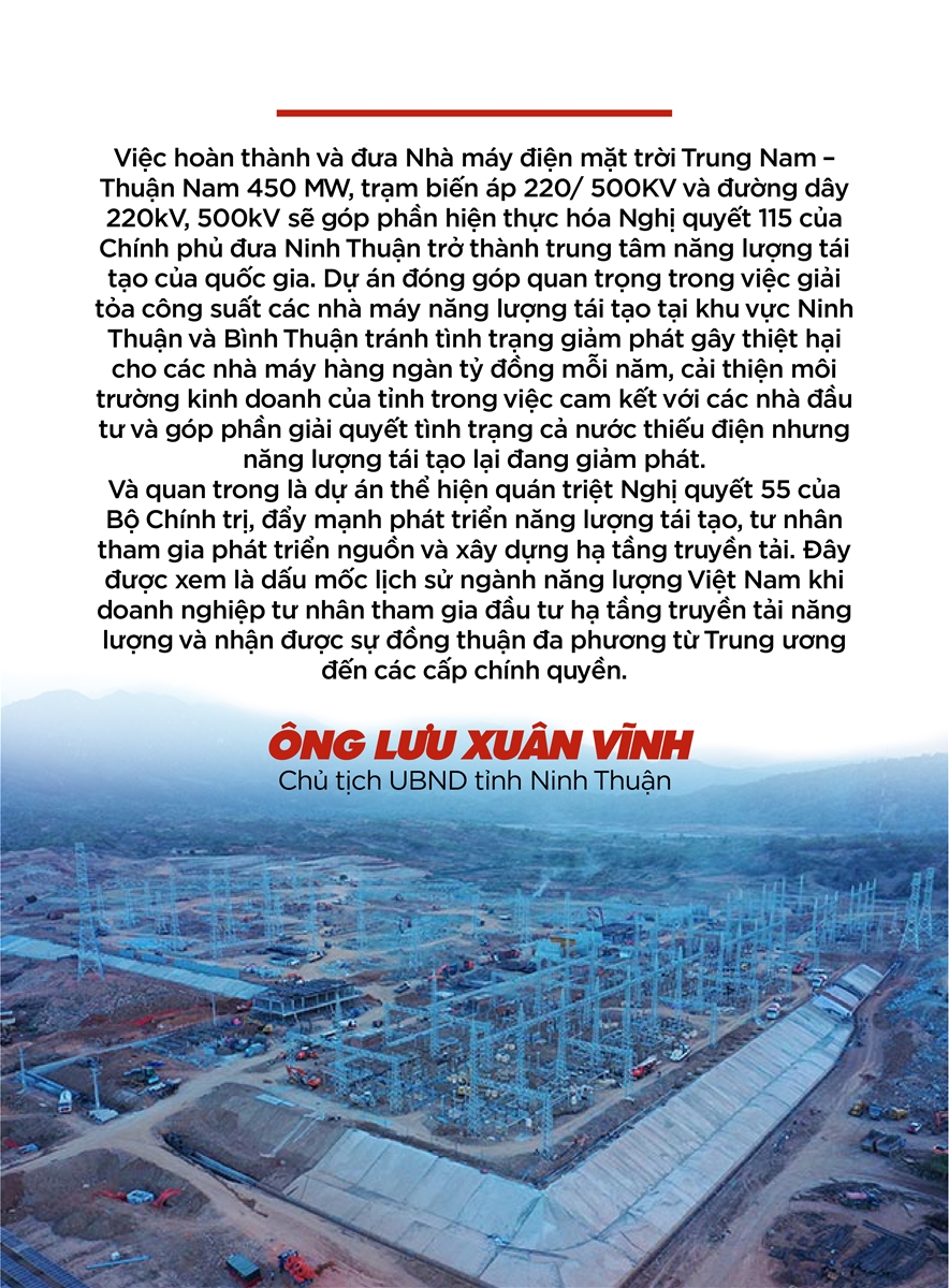 Tập đoàn Trung Nam   “Người tạo dấu ấn lịch sử” trong điện mặt trời!