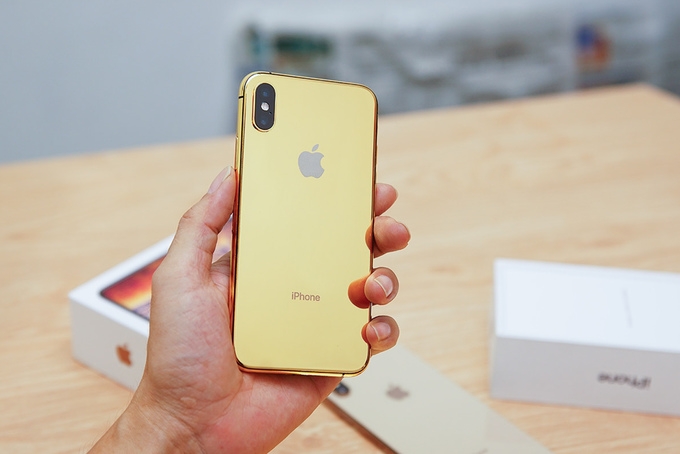 iphone xs phien ban vang 24k xuat hien o viet nam