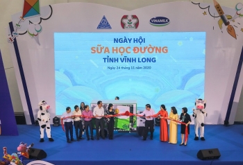 Hơn 46.300 học sinh tỉnh Vĩnh Long được thụ hưởng sữa học đường năm học 2020-2021
