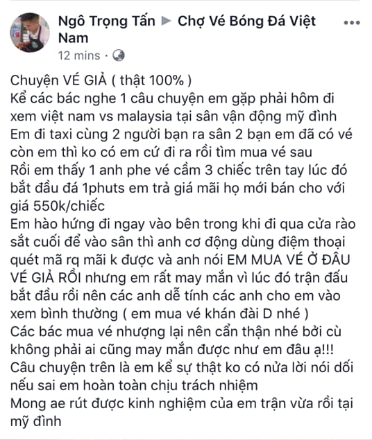 con sot bong da vai trieu dong 1 cap ve gia da xuat hien tu cac tran vong bang