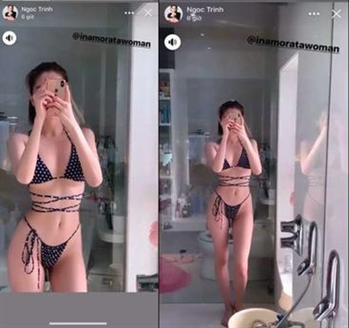 sao viet ngay 3012 sang dubai dien bikini ngoc trinh lo loat diem xau tren co the