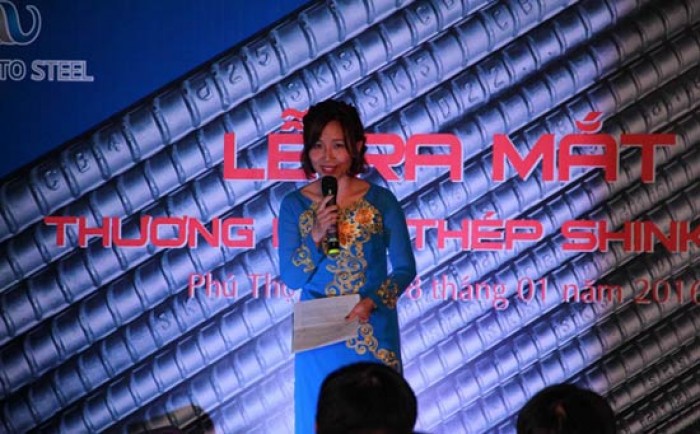 phu tho ra mat thuong hieu thep shinkanto
