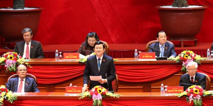 chum anh dai hoi dang xii thao luan cac van kien tai hoi truong