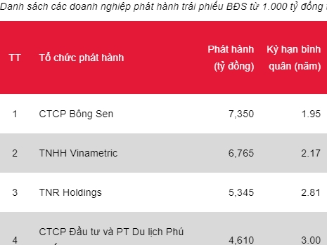 2020: Thị trường trái phiếu bất động sản tiếp tục sôi động