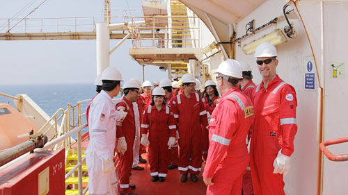 Mừng xuân trên Tàu FPSO Armada TGT 1
