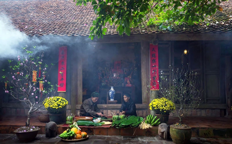 Tết ở làng cổ Đường Lâm