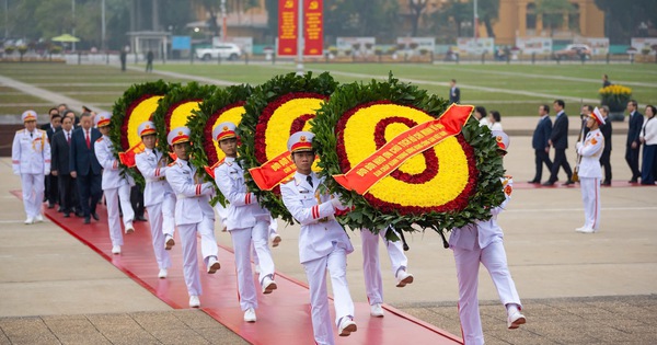 Lãnh đạo Đảng, Nhà nước vào Lăng viếng Chủ tịch Hồ Chí Minh nhân kỷ niệm 96 năm Ngày thành lập Đảng Cộng sản Việt Nam