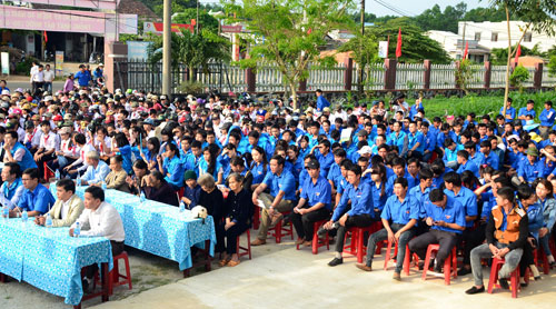 Đoàn thanh niên BSR phát động ra quân tháng thanh niên năm 2015