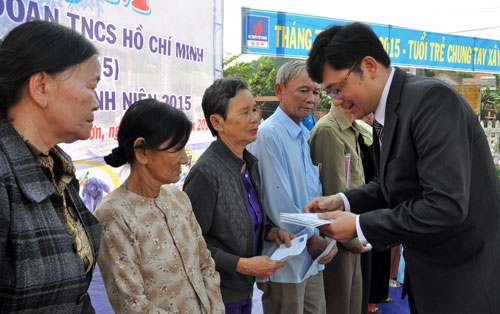 Đoàn thanh niên BSR phát động ra quân tháng thanh niên năm 2015