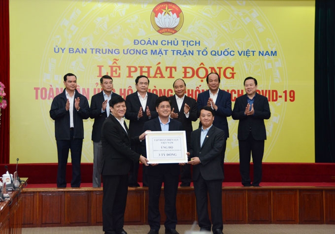 evn ung ho 3 ti dong phong chong dich covid 19