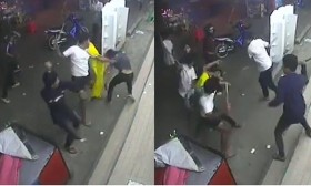 [VIDEO] Kinh hoàng thanh niên bị 7 tên giang hồ truy sát ở đám cưới