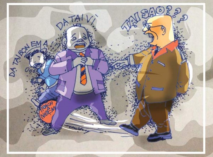 qua bong trach nhiem ngay o duoi chan